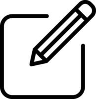 Edit Line Icon vector