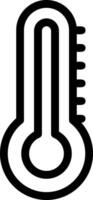 Thermometer Line Icon vector