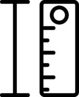 Ruler Line Icon vector