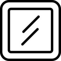 Mirror Line Icon vector