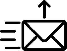 Send Line Icon vector
