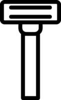 Razor Line Icon vector