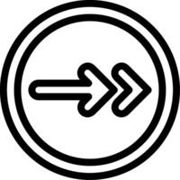 Next Line Icon vector
