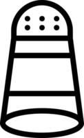 Salted Line Icon vector