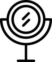 Mackup Mirror Line Icon vector