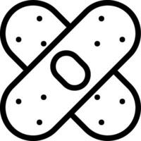 Bandage Line Icon vector