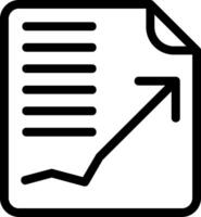 Planning Line Icon vector