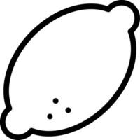 Lemon Line Icon vector