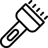 Flash Light Line Icon vector