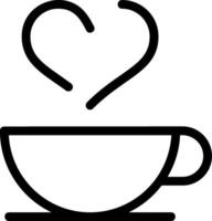 Tea Line Icon vector