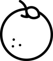 Orange Line Icon vector