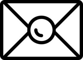 Envelope Line Icon vector