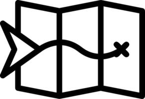 Navigate Line Icon vector