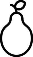 Guava Line Icon vector