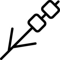 Marshmellow Line Icon vector