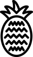 Pineapple Line Icon vector