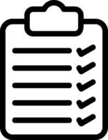 List Line Icon vector