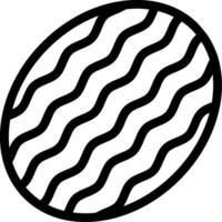 Watermelon Line Icon vector