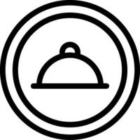 Restaurant Line Icon vector