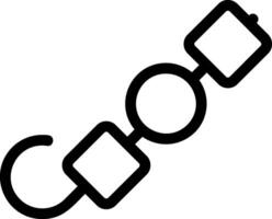 Satay Line Icon vector