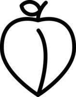 Plum Line Icon vector