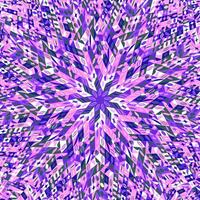 Colorful geometrical circular tile pattern background design vector