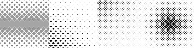 Black and white pattern collection vector