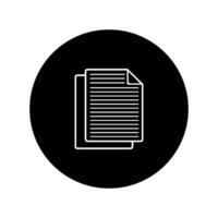 document paper icon vector