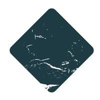 Grunge rhombus Stamp. Distress grain surface dust and rough background concept. Overlay texture stamps with banners, logos, icon, label and badges vector