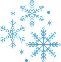 Background with snowflakes design for winter Christmas holiday with text space place. illustration New Year vector