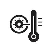 Climate Control Icon on white background vector