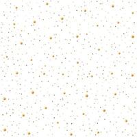Seamless pattern of shining gold glitter scattered on a white background. Sparkling luminous glowing particles. A glamorous backdrop for an elegant wedding invitation or festive Christmas card. vector