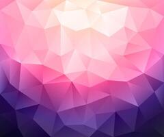 Abstract illustration in low poly style. Graphic triangular background. Bright colorful polygonal mosaic gradient for posters and banners vector