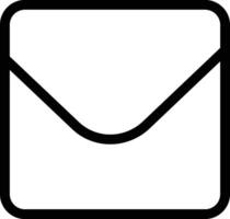 New Outline Email Icon vector