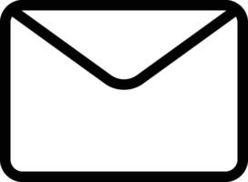 Line Send Email Icon vector