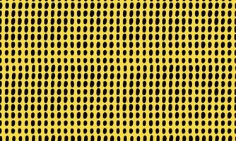 Simple seamless pattern with small black lines. Hand drawn noise texture on yellow background vector