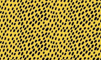 Simple yellow background with small dashes. Seamless pattern vector