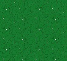 Abstract tropic leaves seamless pattern. Tea or banana leaf graphic art. Hand drawn graphic design for fabric , print, vector
