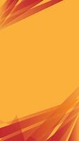 vertical Modern orange background red triangle abstract background. Minimal. Web banner. Geometric shape stripes triangles. Design. Futuristic. Cut paper or metal effect. Luxury. Premium. vector