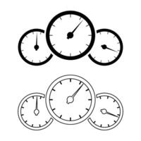 Speedometer Icon File for Creative Projects vector