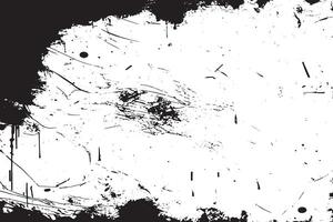 Rough Black and White Monochrome Grunge Texture for High Resolution Overlay UHD vector