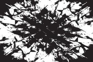 High Resolution Black and White Monochrome Grunge Texture for Overlay vector
