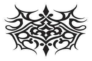 Stylish Black Textured Shapes on White Background for Art Overlays vector