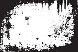 High Resolution Black and White Grunge Texture Overlay on White UHD Design vector