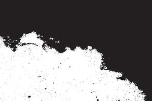 High Resolution Black Grunge Texture on White for Overlay Ultra HD Black Distressed Texture Overlay on Monochrome White for UHD Background vector