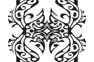 Bold Black Art Texture Overlay on White Background for Graphic Design vector