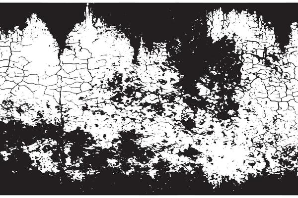 Black Rough Grunge Texture on White Background Ultra HD Texture Overlay