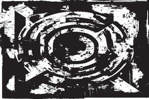 Black Monochrome Grunge Texture on White Background Ultra HD Texture Overlay Distressed Black Grunge Texture Overlay on White Ultra HD High Resolution Design vector