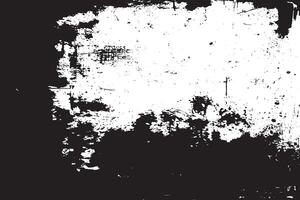 High Resolution Black Grunge Texture Overlay on White Monochrome Background vector