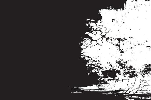 High Resolution Rough Black Texture Overlay on White Background UHD Design